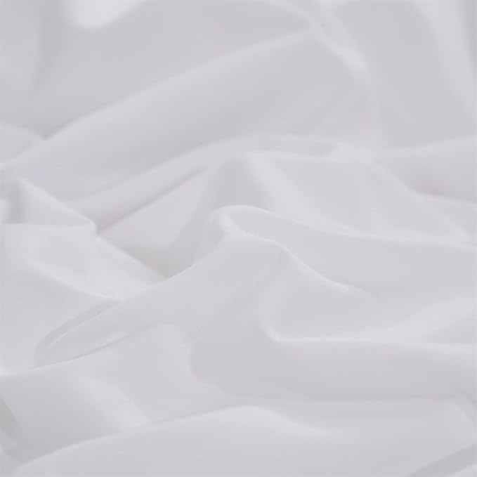 Wellboo White Comforters Full Size Solid White Shabby Chic Farmhouse Bedding Comforter Set Women Girls Ruffle Bed Quilt Boho White Lace Blankets Soft Vintage Rustic Floral Lace Comforter Set Durable