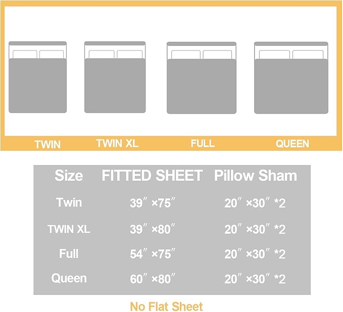 AILONEN Polar Bear Fitted Sheet Set Twin Size, Arctic Animals Bedding Winter Snow Bear Kawaii Kids Bed Sheet with 2 Pillowcases,3 Pieces Twin Fitted Sheet Set for Girls Boys