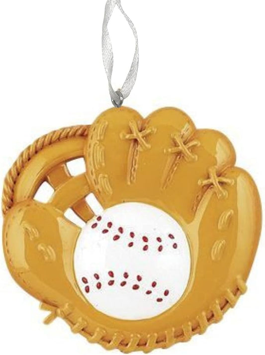 2025 Baseball Christmas Ornament – Sports-Themed Holiday Decoration – Baseball Ornament Keepsake for Players, Fans & Families – Custom Sports Ornament Gift for Tree (Baseball Mitt)