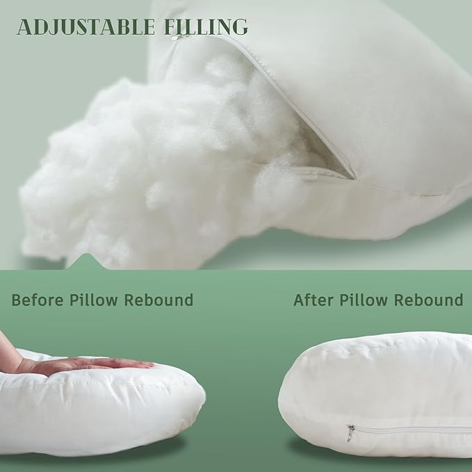 DOWNCOOL Pregnancy Pillow, Grey Maternity Pillow for Pregnant Women, Pregnancy Pillows for Sleeping with Removable Cover, Support for Back, Belly, Legs