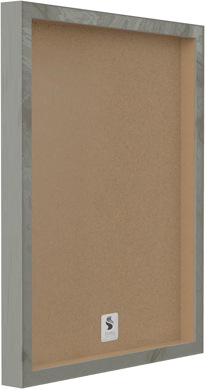Stupell Industries The Stupell Home Decor, Read Me A Story/Elephant in Pink Chevron Grey Framed Wall Art, 16 x 20, Design by Artist Ashley Calhoun