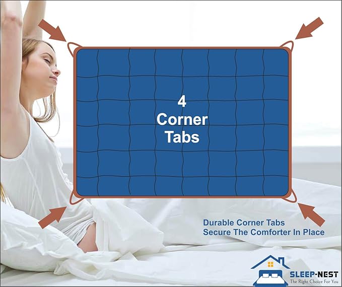 SLEEP-NEST All Season Luxury - Grand King Comforter 106 x 106 Breathable Bedding 1 Piece Down Alternative Pinch Pleat Comforter with 8 Corner Tabs - Ultra Soft, Lightweight Quilt - Teal Green