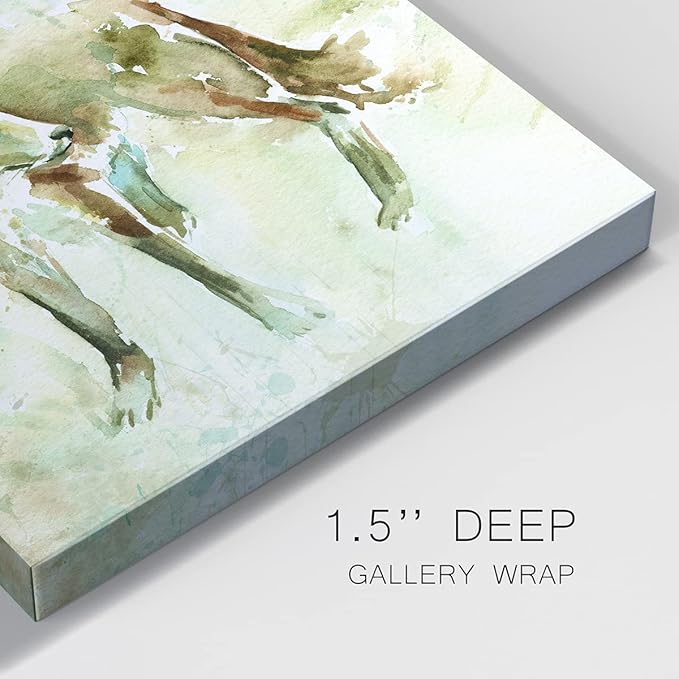 Canvas Wall Art Animals Theme for Home Décor, On Second Thought Wall Art, Ready to Hang, 16'' x 16''