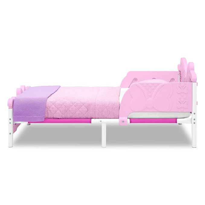 Delta Children Minnie Mouse 3D Toddler Bed, Pink