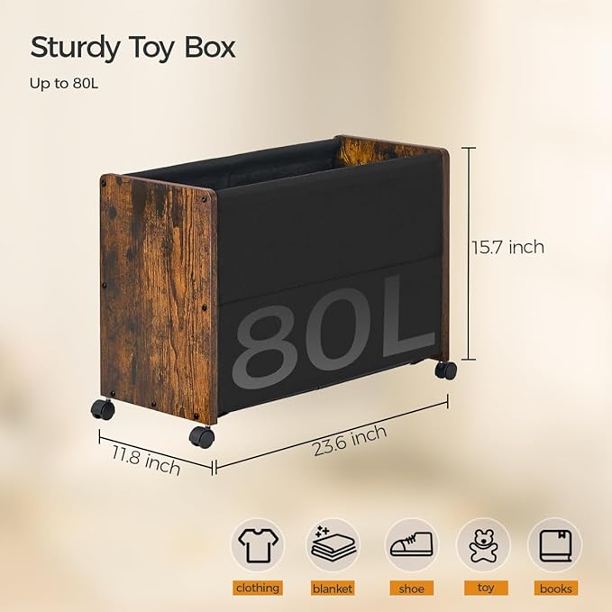 Toy Box, Toy Storage Organizer, Toy Box for Boys Girls, Kids Toy Storage Chest, Patented Design
