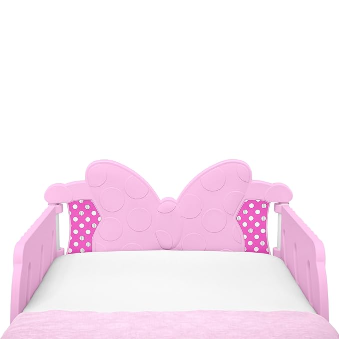 Delta Children Minnie Mouse 3D Toddler Bed, Pink