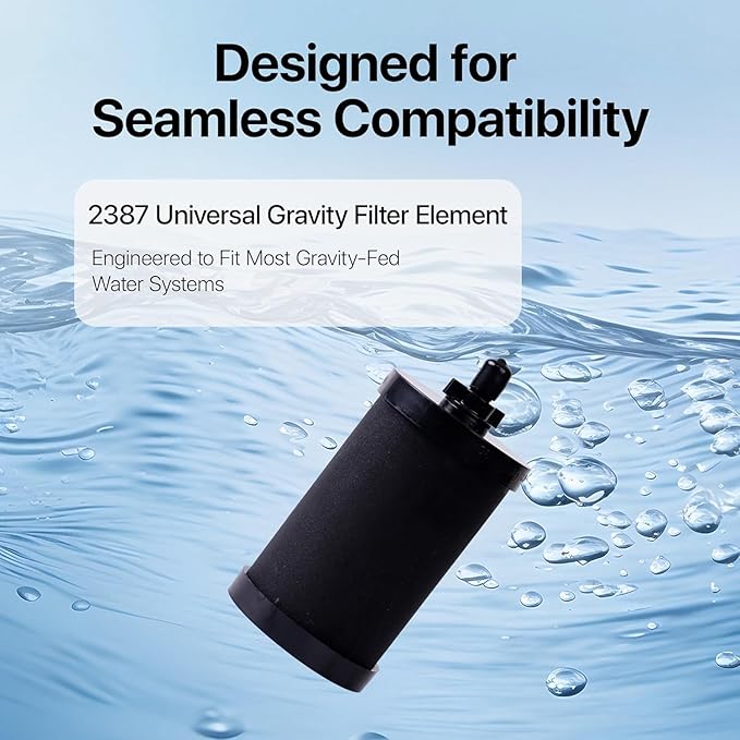 2387 Pro Water Filter Replacement – 2 Pack, 11Dx5Wx5H Long-Lasting Replacement Elements for Clean & Safe Drinking Water, Easy Installation for Home & Outdoor Use