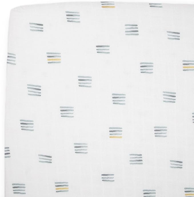 Little Unicorn Toddler Bedding 3-Piece Set | Super Soft & Breathable Muslin Fabric | for Convertible Cribs & Toddler Beds (Whales)