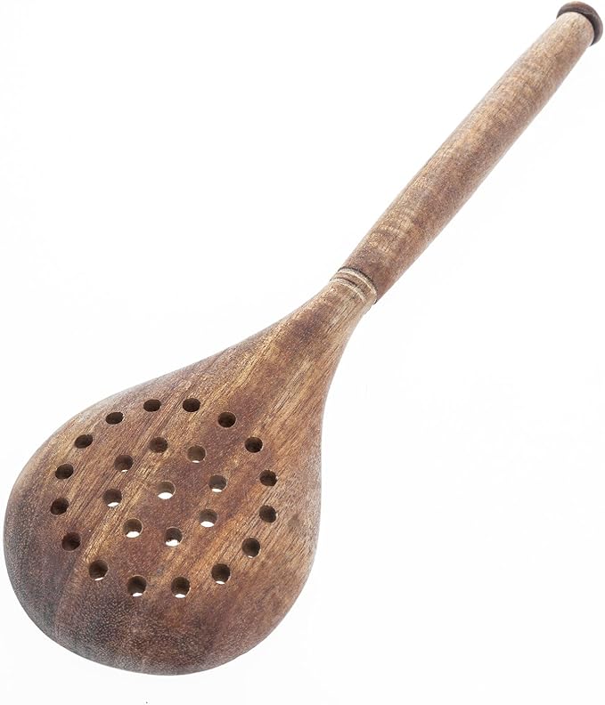 Labrea Life and Home 1pc Solid Acacia Wood Skimmer Kitchen Utensils Cooking Baking Home Essentials 12 Inch