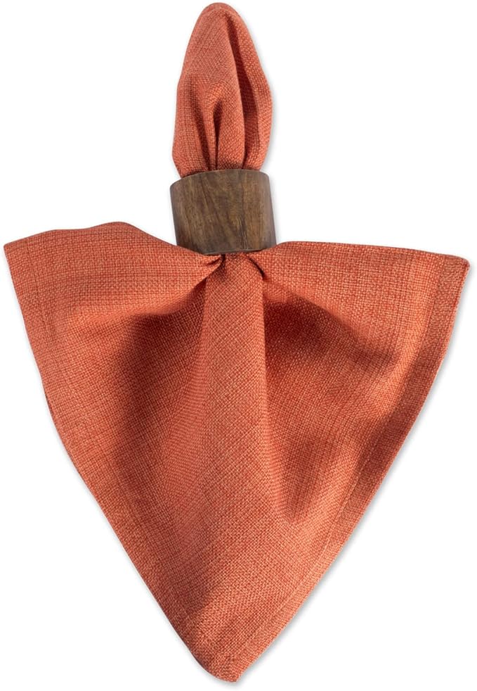 DII Variegated Tabletop Collection, Napkin Set, 20x20, Spice, 6 Piece
