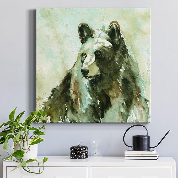 Abstract Wall Art Animals Poster for Bedroom and Living room,After A Long Winter Wall Art, Ready to Hang, 24'' x 24''