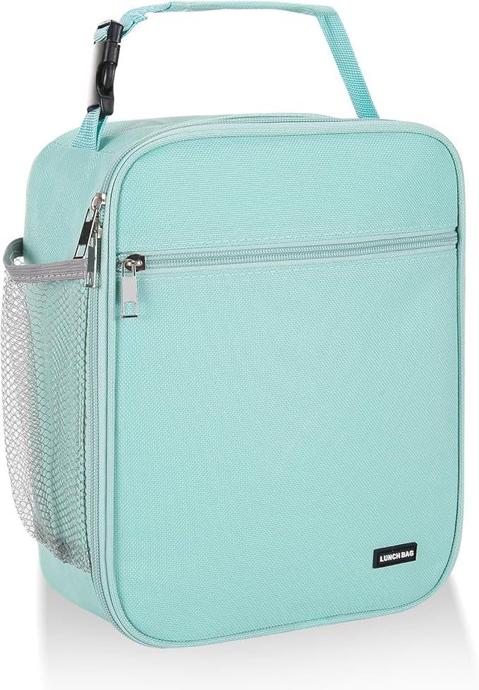 Lunch box Lunch bag for men women Insulated Lunchbox Lunch bags for Work Picnic Travel (baby blue)