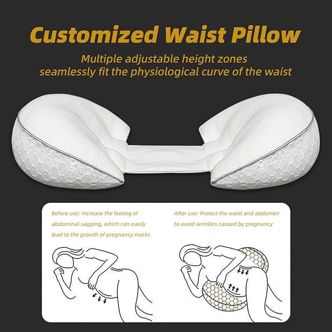 Pregnancy Pillows for Sleeping, Maternity Pillow for Pregnant Women with Pillow Cover, Adjustable Body Pillow for Pregnant Women, Wedge Pillows Support for Back, Legs, Belly, Hips(Green)