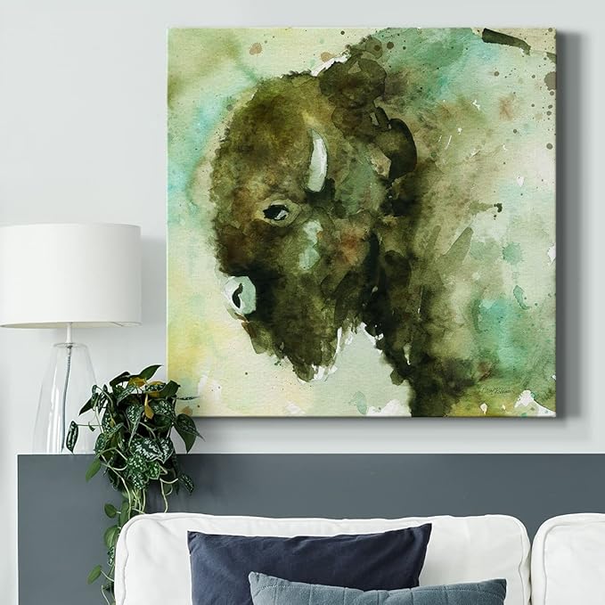 Canvas Prints Wall Art Animals Painting for Wall Décor, On Guard Wall Art, Ready to Hang, 32'' x 32''