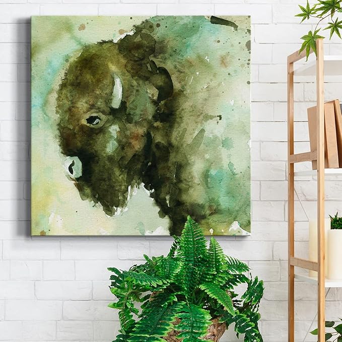 Canvas Prints Wall Art Animals Painting for Wall Décor, On Guard Wall Art, Ready to Hang, 32'' x 32''