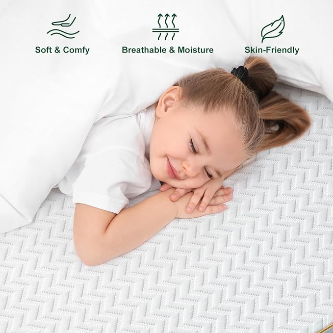 Firm King Size Mattress Topper, 4 Inch High Density Support Memory Foam with Washable Deep Protector, Bed Topper with Ventilated Design, Enhanced Support for Back Pain&Pressure Relief, CertiPUR-US