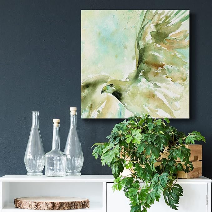 Canvas Wall Art Animals Theme for Home Décor, Taking Flight Wall Art, Ready to Hang, 16'' x 16''