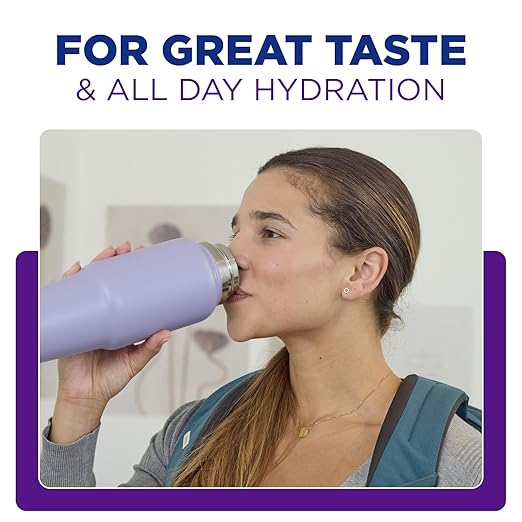 PUR Water Filter Pitcher Slim Design 8 Cup Capacity with 1 Filter, Dishwasher Safe, Faster Filtration, Water Purifier for Cleaner, Great Tasting Water, Ideal for Compact Space, Dorm Room, Tangerine