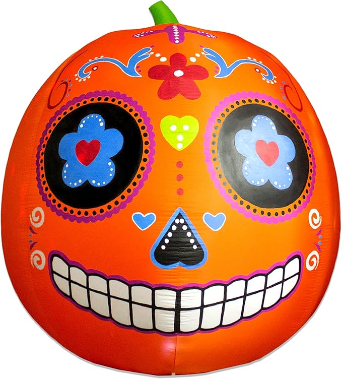 8 FT Halloween Inflatable Pumpkin Decoration Halloween Blow up Giant Pumpkin Inflatables with LED Lights Day of Indoor Outdoor Yard Garden Lawn Holiday Decor