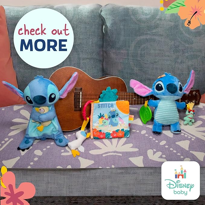 KIDS PREFERRED Disney Stitch Snuggle Blanket, Blue