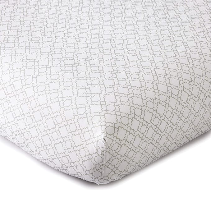Levtex Baby - Skylar Crib Bed Set - Baby Nursery Set - White - Soft Cascading Ruffles - 4 Piece Set Includes Quilt, Fitted Sheet, Wall Decal & Crib Skirt/Dust Ruffle