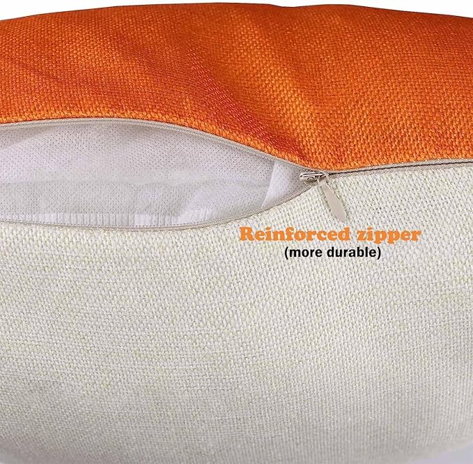 Fall Decorations for Home, Fall Pillow Covers 18x18 Set of 4, Thanksgiving Decorations Autumn Cushion Case for Couch(Fall07)
