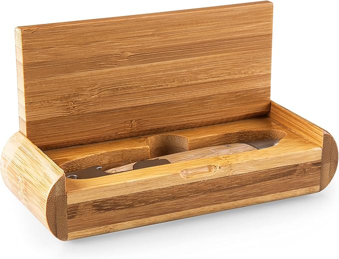 NFL New Orleans Saints Elan Engraved Tool Set, One Size, Bamboo