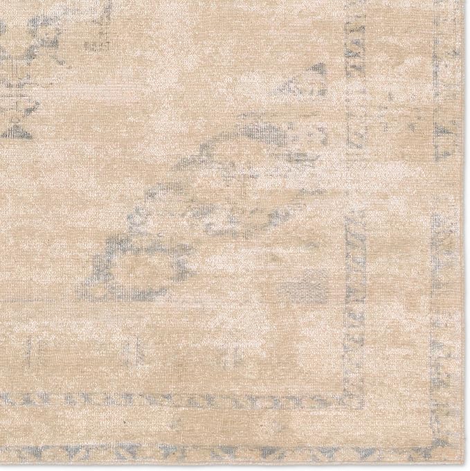 Jaipur Living Natural, Jute 2x8 Runner Rug, Boho, Tan and Slate, Entryway Rug, Hallway Runner