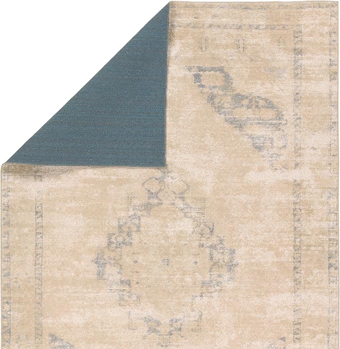 Jaipur Living Natural, Jute 2x8 Runner Rug, Boho, Tan and Slate, Entryway Rug, Hallway Runner