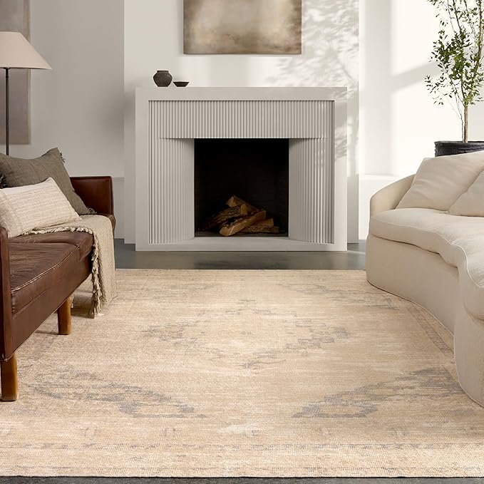 Jaipur Living Natural, Jute 2x8 Runner Rug, Boho, Tan and Slate, Entryway Rug, Hallway Runner