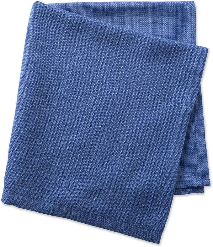 DII Variegated Tabletop Collection, Napkin Set, 20x20, Nautical Blue, 6 Piece