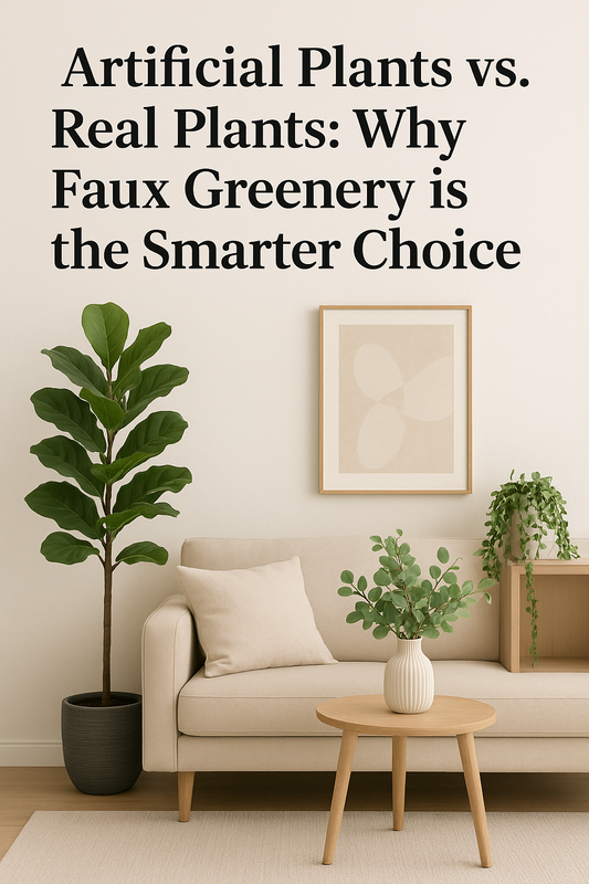 Artificial Plants vs. Real Plants: Why Faux Greenery is the Smarter Choice