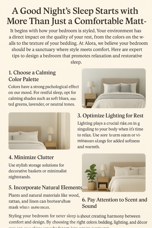 How to Style Your Bedroom for Better Sleep