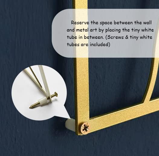 Vivegate Gold Minimalist Female Body Single Line Metal Wall Art Decor - 18"X12" 3 Packs Gold Women Body Abstract Minimalist Lines Wall Signs for Hanging Bedroom wall decor