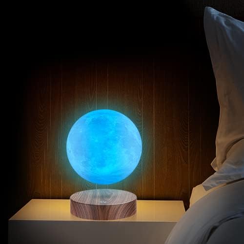 VGAzer Levitating Moon Lamp, Floating and Spinning 3D Moon Light 16 Colors Model ,Gifts for Women,Thanksgiving Christmas Gifts for Kids,Friends