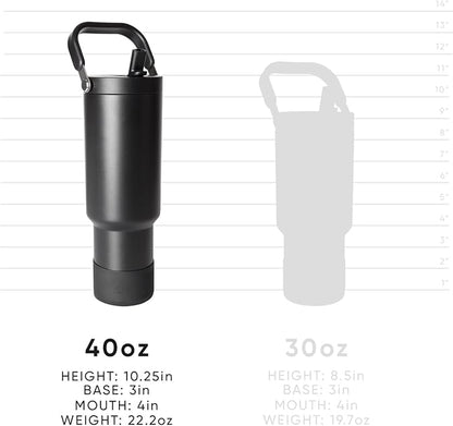 Simple Modern Trek Pivot | 40oz Flip Straw Tumbler with Handle | Water Bottle & Boot | Interchangeable Straw & Chug Lids | Insulated Stainless Steel Jug | Gym Sports Outdoors | Green Apple