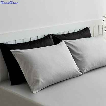 Euro Shams Pillow Covers 20" x 26" 2 Pack No Insert 600 Thread Count 100% Egyptian Cotton Square Throw Pillowcovers Smooth Feel Pillow Sham for Bedroom, Hotel, Home Decor Cushion Cover Silver