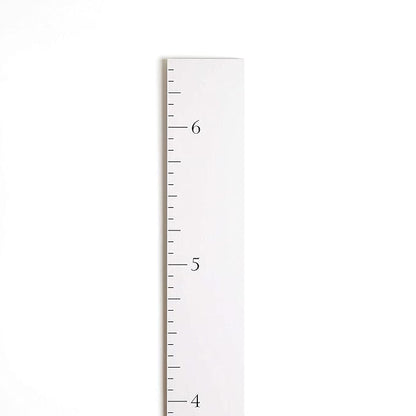 Wooden Growth Chart for Wall - Size Height Chart for Kids, Growth Measuring Board and Kids Height Wall Chart, Growth Chart for Kids, Height Chart for Wall - Modern White (63"x6.7")
