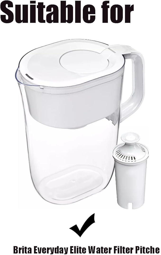 Replacement Lid for Brita Pitchers,Top Lid Replacement Accessories for Brita Everyday Elite Water Filter Pitcher,White
