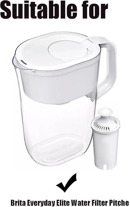 Replacement Lid for Brita Pitchers,Top Lid Replacement Accessories for Brita Everyday Elite Water Filter Pitcher,White