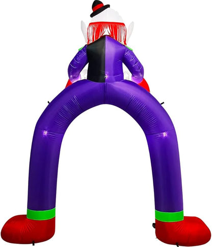 Amazingforless [10FT] Inflatable Halloween Animated Archway Blow-Up Yard Decorations with Bright LED Lights, Weather-Resistant Fabric, Halloween Inflatable Blow Up Lawn Outdoor Decoration