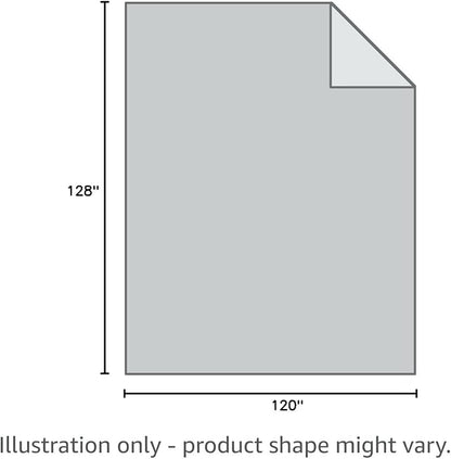 SLEEP-NEST Oversized King Comforter 128 x 120 Exquisite Pinch Pleat Design, Premium Baffle Box Down Alternative Comforters 1 Piece with 8 Tabs/Loops 400GSM-Box Stitched Extra Large, Dark Grey