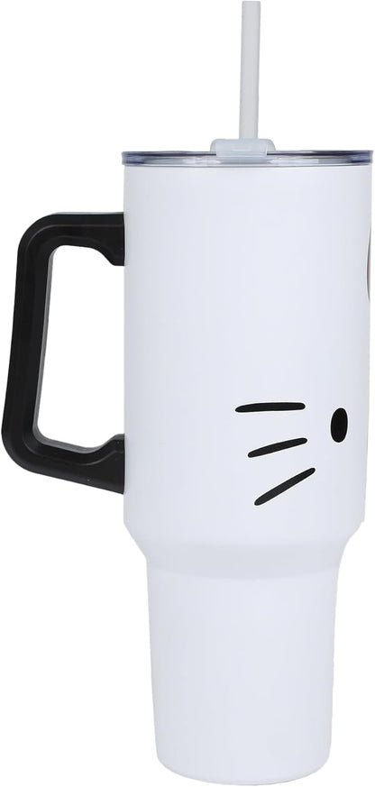 Bioworld Hello Kitty 40 Oz. Stainless Steel Tumbler With Leak-Proof Lid