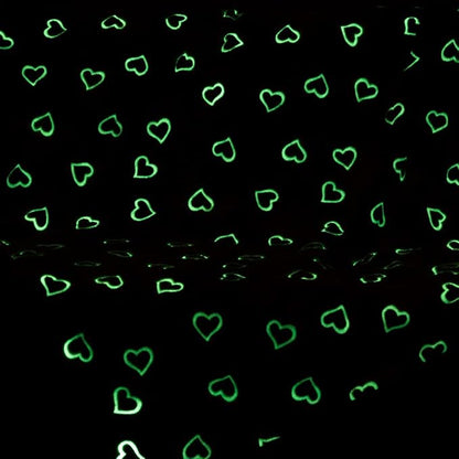 COSUSKET Glow in The Dark Blanket for Kids, Love Heart Luminous Birthday Super Soft Fuzzy Plush Sherpa Furry Fleece Multicolor Throw Blanket 50"x60" Boys Girls Gifts