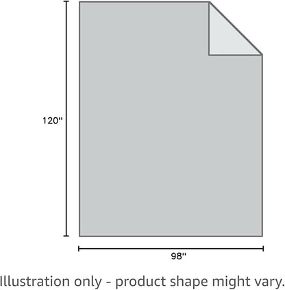 SLEEP-NEST Oversized King 120" x 98" Pinch Pleat Palatial King Duvet Insert with 8 Tabs/Loops 1 Piece Down Alternative Comforter 400 GSM-Box Stitched Quilted All Season Super Soft - Dark Grey