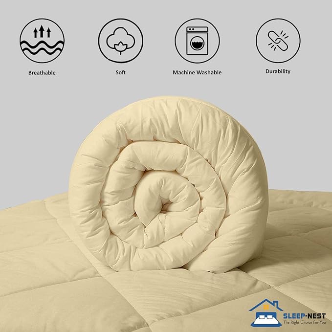 SLEEP-NEST Alaska King Comforter 138x122 Extra Wide All Season - Down Alternative Duvet Insert 1 Piece Quilt - Super Soft Hotel Luxury Pinch Pleat Comforter with 8 Tabs, XL King - Blush Rose