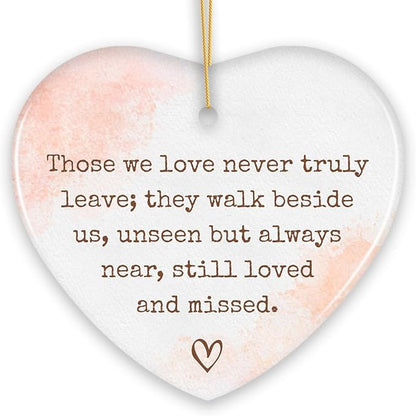 Always Near and Dear Memorial Ornament, Unseen Yet Forever Loved