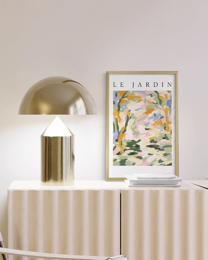 HAUS AND HUES 11x17 Gold Picture Frame - Gold 11x17 Frame Aluminum, Vertical & Horizontal Hanging, Shatterproof Plexiglass - Ideal for Home, Room, Office Decor (11x17 in, Gold)