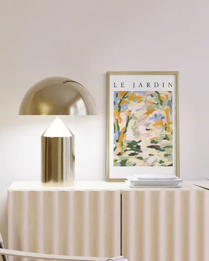 HAUS AND HUES 11x17 Gold Picture Frame - Gold 11x17 Frame Aluminum, Vertical & Horizontal Hanging, Shatterproof Plexiglass - Ideal for Home, Room, Office Decor (11x17 in, Gold)