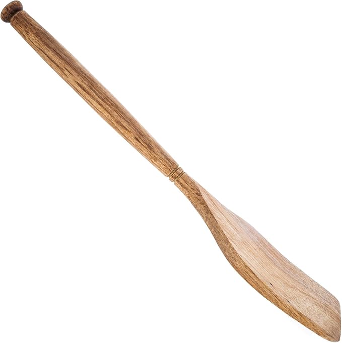 Labrea Life and Home 1pc Solid Acacia Wooden Spatula Kitchen Utensils Cooking Baking Home Essentials 12.5 Inch
